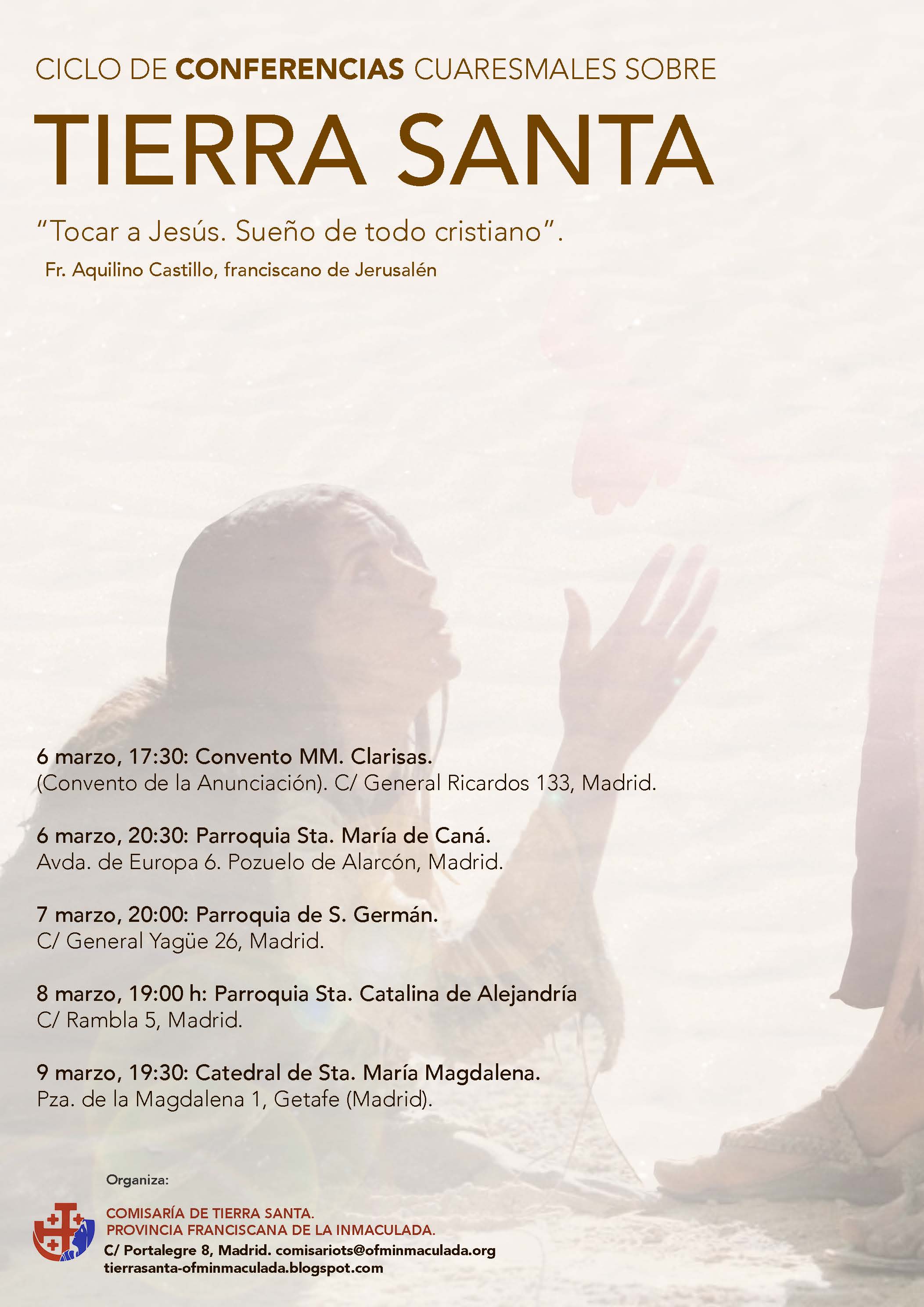 CARTEL CONFERENCIAS TIERRA SANTA
