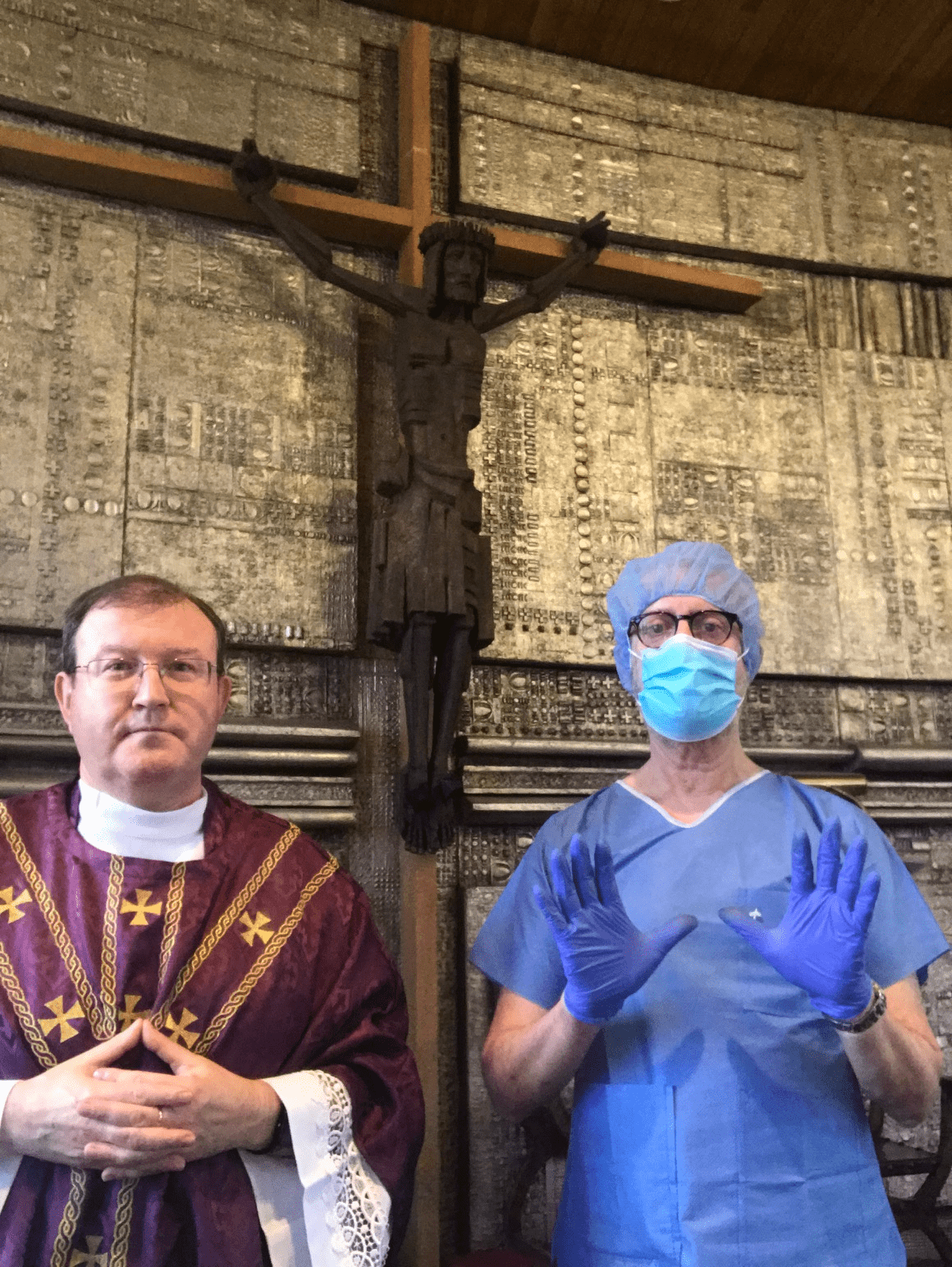 FOTO DE SEMANA SANTA EN EL HOSPITAL