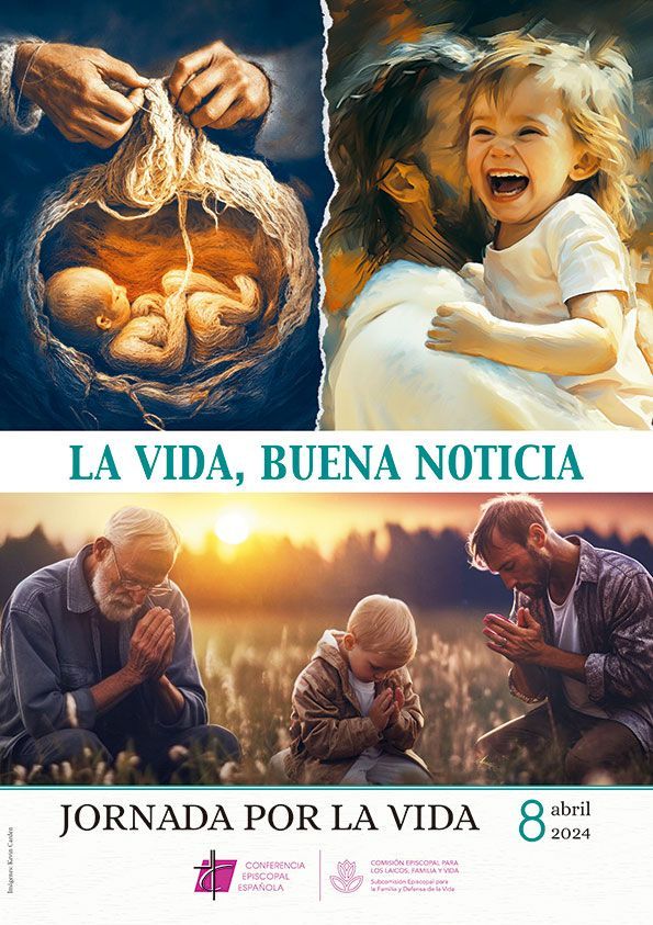 JORNADA POR LA VIDA 2024 Cartel castellano