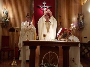 El Arzobispo Castrense celebró, junto a los seminaristas, el octavo aniversario de su toma de posesión esta nuestra Iglesia diocesana