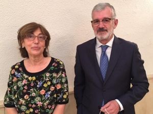 El Arzobispado despide por jubilación al teniente Ángel Moreno y a la funcionaria María Antonia Herreros tras una excelente trayectoria profesional