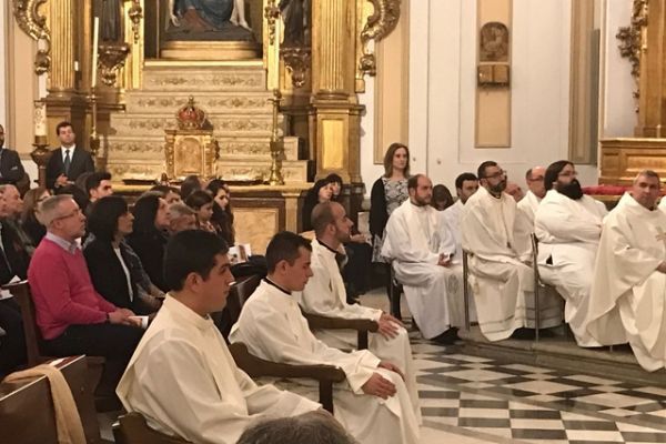 Ordenación de diáconos en la Catedral de las Fuerzas Armadas