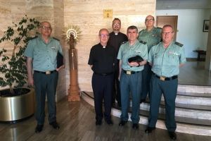 Nueva visita del Vicario de la Guardia Civil a la Comandancia de Barcelona