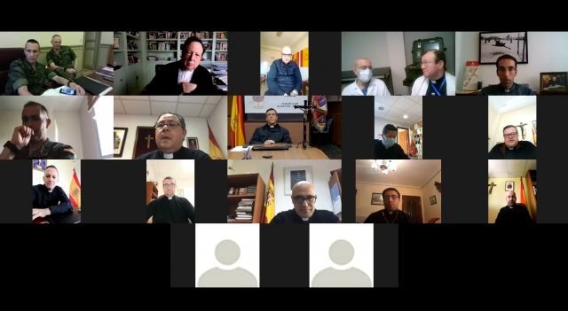 El Arzobispo Castrense establece comunicación con los capellanes de la Circunscripción Eclesiástica número 1.