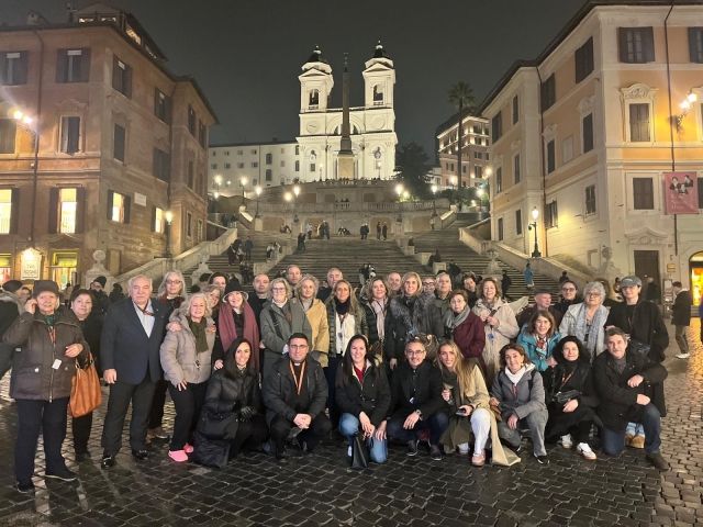 La Delegación Episcopal de Patrimonio Cultural del Arzobispado Castrense peregrina a Roma