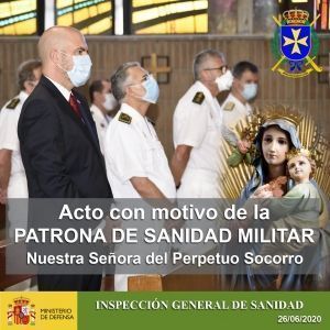 Festividad de Nuestra Señora del Perpetuo Socorro, Patrona de la Sanidad Militar.