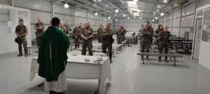 Maniobras de la Brigada de Logística en San Gregorio