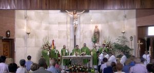 Misa presidida por el Arzobispo Castrense transmitida por TVE