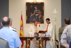 Bendición nueva Capilla en la base de Retamares