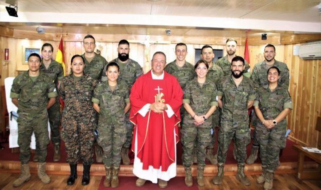 Confirmaciones de soldados españoles en Marjayoun (Líbano)