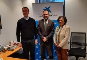 Cáritas Parroquial Castrense del Santo Ángel Custodio de Cádiz, recibe ayuda de La Caixa para atención de los más necesitados
