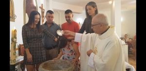 Bautismo en Tenerife de dos niños mayores