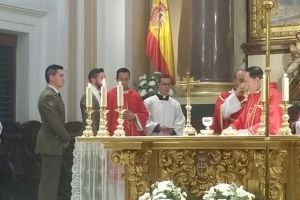 Celebración del día de Pentecostés en la Catedral Castrense