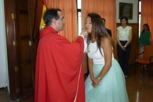 Confirmación en las Palmas de Gran Canaria.