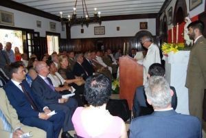 La comandancia de Tenerife con la Virgen del Carmen