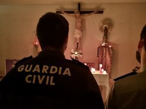 En la Academia de Oficiales de la Guardia Civil, también con el Señor