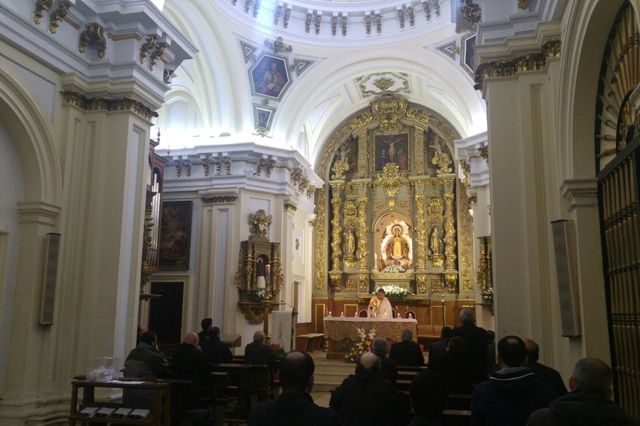 El Arzobispo Castrense pronuncia una conferencia ante el clero de la Diócesis de Getafe.