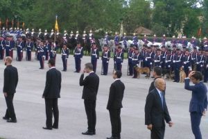 Los Alumnos del Seminario Castrense Juran Bandera en la Guardia Real