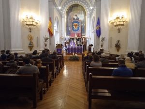 COMIENZO DEL ADVIENTO Y SANTA BÁRBARA, EN LA IGLESIA PARROQUIAL CASTRENSE DE SAN FERNANDO DE ZARAGOZA