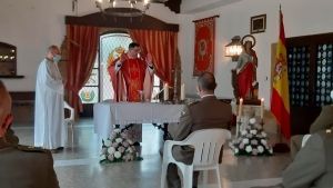 Cultos en honor a Santa Bárbara en la Parroquia Castrense de Cádiz