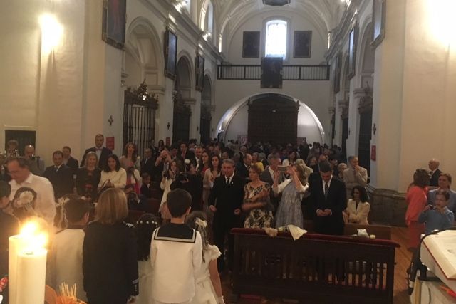 Comuniones en la Parroquia de Plaza de Valladolid