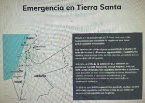 COLABORACION AL PROYECTO DE EMERGENCIA EN TIERRA SANTA DE CÁRITAS CASTRENSE