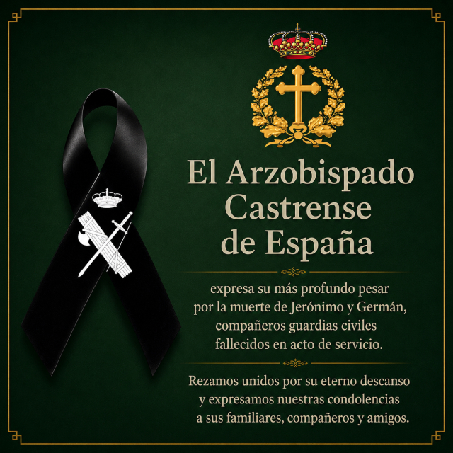 Condolencias a la Guardia Civil