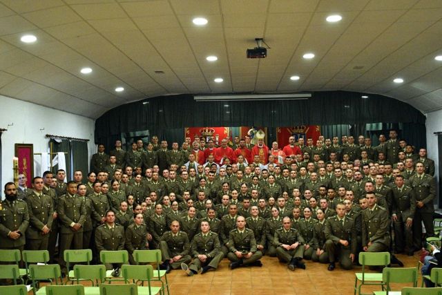 Ceremonia de Confirmación en el Centro de Formación de Tropa Nº2 de San Fernando, Cádiz