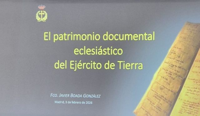La Universidad Complutense acoge una conferencia sobre el Patrimonio Documental Eclesiástico del Ejército de Tierra