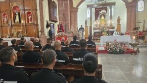 La UME de Tenerife se encomienda a su patrona, la Virgen del Rosario