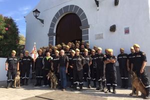 La UME de Tenerife camina a la ermita del Rosario