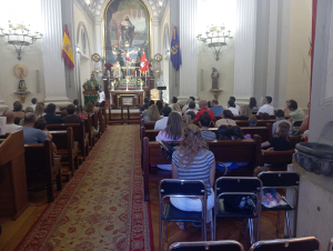 Comienzo del Curso de Catequesis en la Real Iglesia Parroquial Castrense de San Fernando en Zaragoza