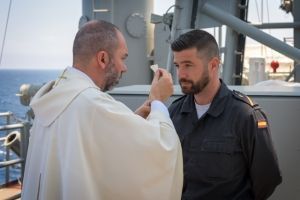 Primera Comunión en la Fragata Santa María