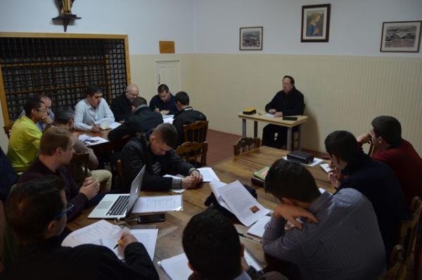 Convivencia de los seminaristas en Cantalapiedra (Salamanca)
