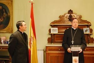 Despedida de D. Pablo Panadero, Vicario General y Vicario del Ejército del Aire, por su pase a la reserva
