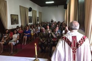 Santa Teresa con los intendentes de Tenerife