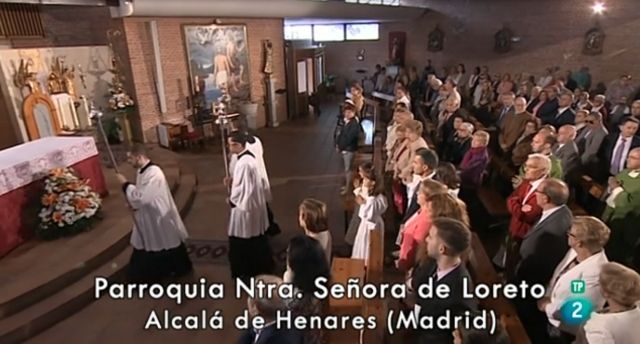 Misa de Televisión Española en la Parroquia Castrense Nuestra Señora de Loreto - Alcalá de Henares