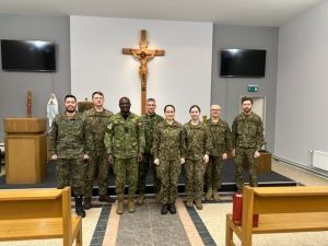Entrenamiento Táctico para capellanes militares en la Base de Adazi en Letonia