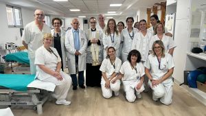 Bendición de la zona de Rehabilitación del Hospital Militar "Orad y Gajía" de Zaragoza
