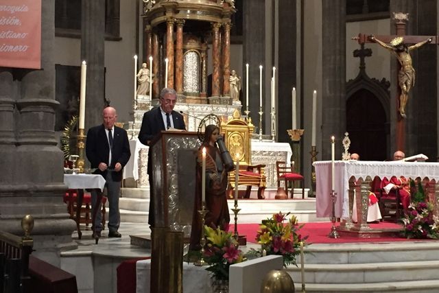 Los Artilleros de Tenerife celebran su Triduo en la Catedral