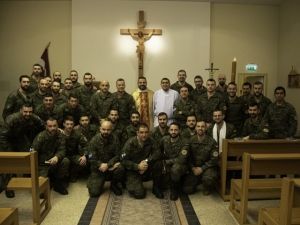 Sacramento del Bautismo y Confirmaciones en la Capilla de la Base Militar de Adazi (Letonia)