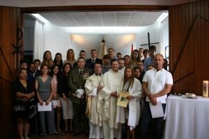 Confirmaciones en en la Capilla Castrense de Ntra. Sra. de Loreto
