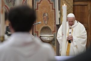 SANTA MISA DE LA DIVINA MISERICORDIA HOMILÍA DEL SANTO PADRE FRANCISCO Iglesia de Santo Spirito in Sassia, Roma II Domingo de Pascua, 11 de abril de 2021
