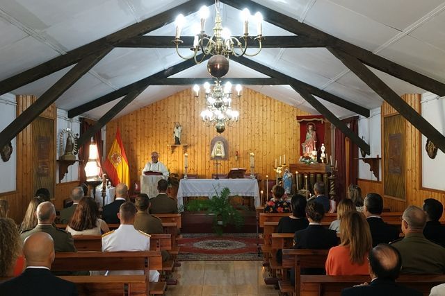 La Virgen del Rosario de Tenerife con la UME