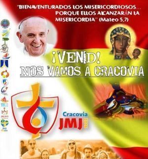 Monseñor Juan del Rio despide a los jóvenes del Arzobispado Castrense que viajan a la JMJ de Cracovia